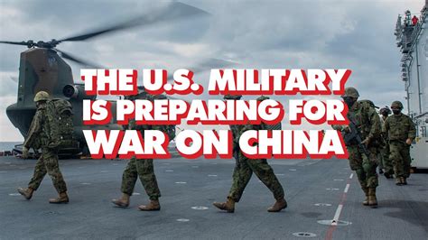 are we getting ready for war with china